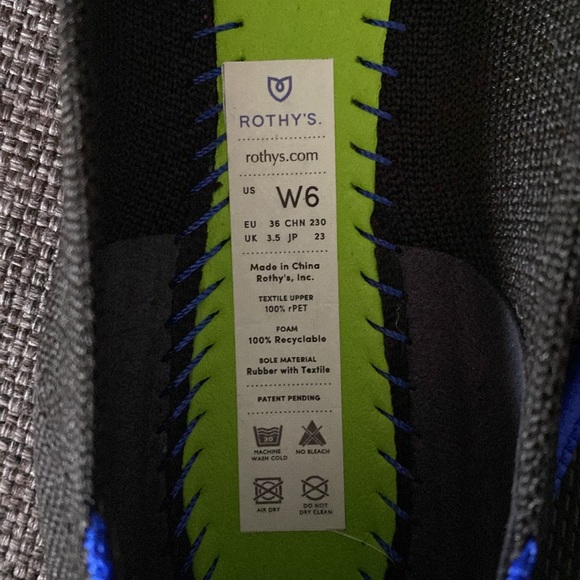 EUC Genuine Rothy’s The Point Women’s Size 6, Black Solid, Slip-on Pointed Flats - Picture 4 of 7